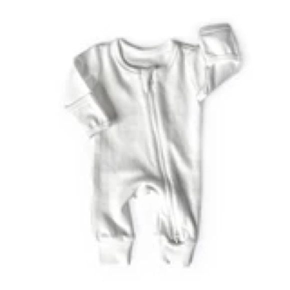 Little Bipsy Ribbed 2-Way Zip Romper - Shell - 6-9 Months - Picture 2 of 10
